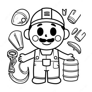 Handyman Hal Coloring Pages