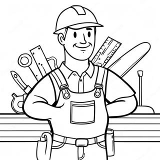 Handyman Hal Coloring Page 43493-34728