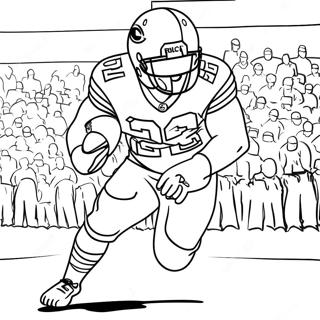 Nick Chubb Coloring Page 43513-34743