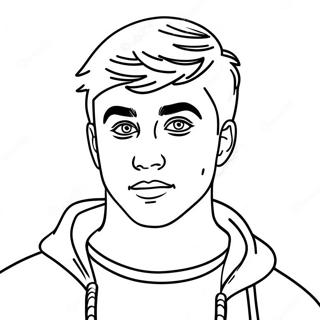 Jake Paul Coloring Pages