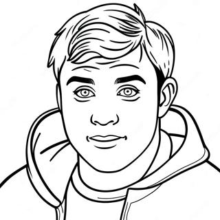 Jake Paul Coloring Page 43533-34759