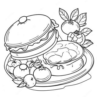 Italian Food Coloring Page 43543-34770