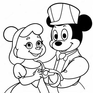 Disney Couples Coloring Page 43563-34778