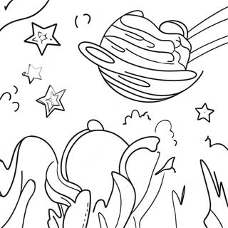 Night Sky Coloring Pages