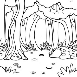 Enchanted Forest Coloring Pages