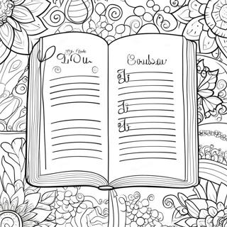 Bible Journaling Coloring Page 43653-34853