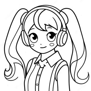 Miku Coloring Pages