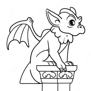 Gargoyle Coloring Pages