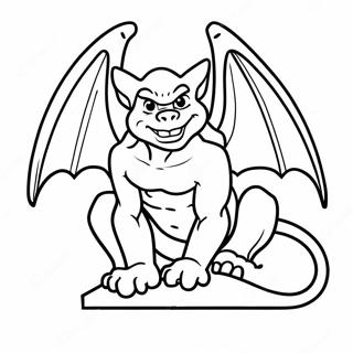 Fantasy Gargoyle Coloring Page 43674-34869