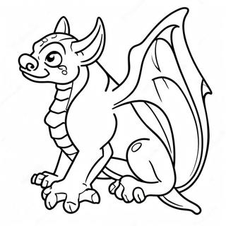 Fantasy Gargoyle Coloring Page 43674-34871