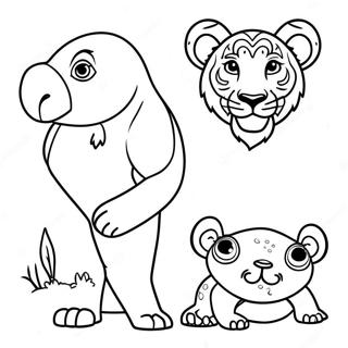 Endangered Animals Coloring Page 43703-34894