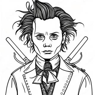 Edward Scissorhands Coloring Page 43713-34905