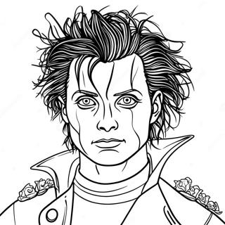 Edward Scissorhands Coloring Page 43713-34907