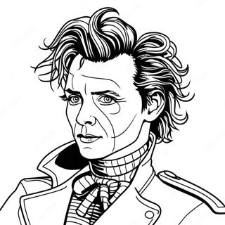 Edward Scissorhands Coloring Page 43713-34908