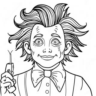 Edward Scissorhands Coloring Pages