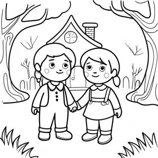 Hansel And Gretel Coloring Pages