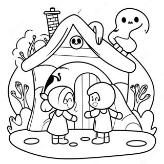 Hansel And Gretel Coloring Page 43743-34930