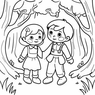 Hansel And Gretel Coloring Pages