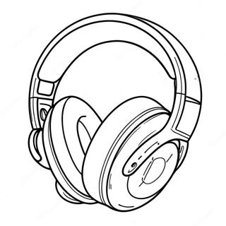 Headphones Coloring Pages