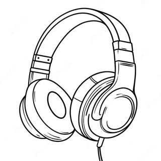 Headphones Coloring Page 43763-34942