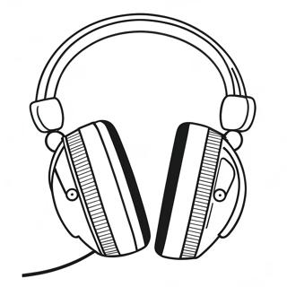 Headphones Coloring Page 43763-34944