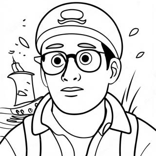 Adventurous Alex Coloring Page 43784-34961