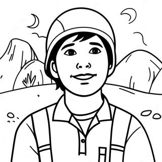 Adventurous Alex Coloring Page 43784-34962