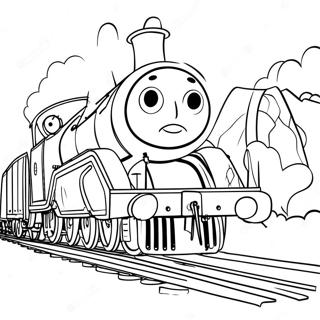 Percy The Green Engine Coloring Page 43804-34977