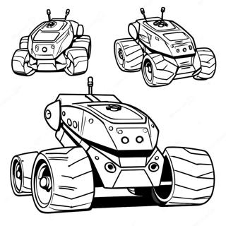 Fierce Battlebots Coloring Page 43824-34989