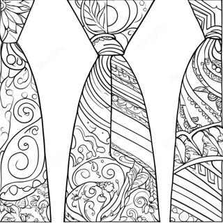 Ties Coloring Page 43853-35016