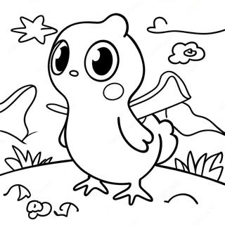 Peep And The Big Wide World Coloring Pages