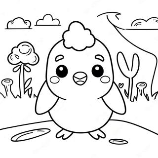 Peep And The Big Wide World Coloring Page 43863-35023