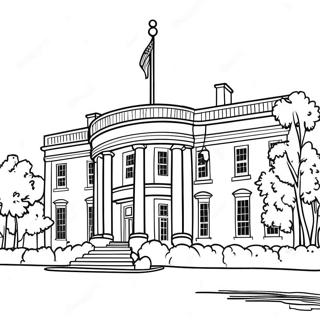 White House Coloring Page 43933-35073