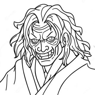 Shigaraki Villain Coloring Page 43963-35099