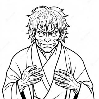 Shigaraki With Hands Coloring Page 43964-35102