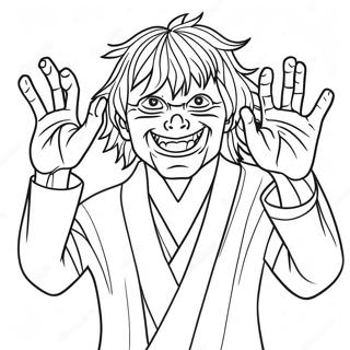 Shigaraki With Hands Coloring Page 43964-35103