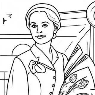 Women S History Coloring Page 4396-3626