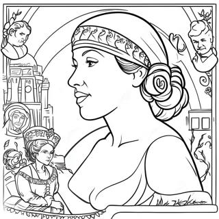 Women S History Coloring Page 4396-3628