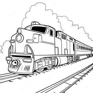 Mighty Express Train Adventure Coloring Page 43974-35114