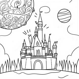 Colorful It S A Small World Scene Coloring Page 43994-35139