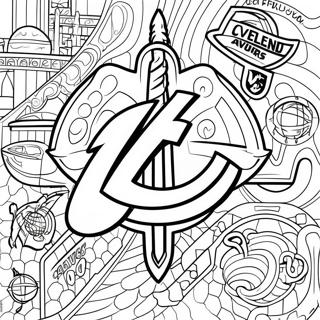 Cleveland Cavaliers Coloring Pages