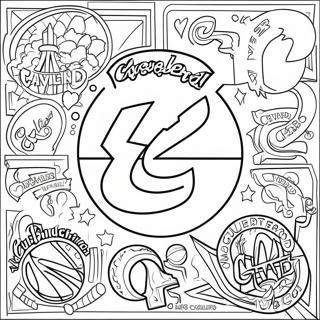 Cleveland Cavaliers Logo Coloring Page 44023-35144