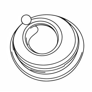 Colorful Yoyo In Motion Coloring Page 44054-35174