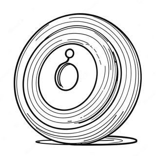 Colorful Yoyo In Motion Coloring Page 44054-35175