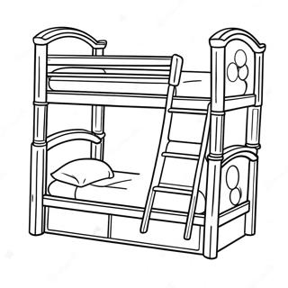 Bunk Bed Coloring Pages