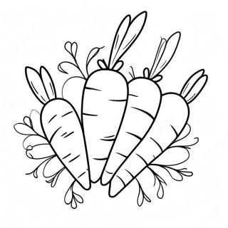 Carrot Coloring Page 4406-3638