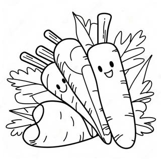 Carrot Coloring Page 4406-3639