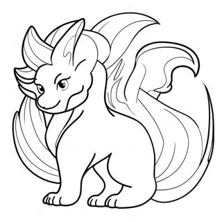 Ninetales Magical Coloring Page 44083-35194