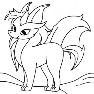 Ninetales Magical Coloring Page 44083-35195