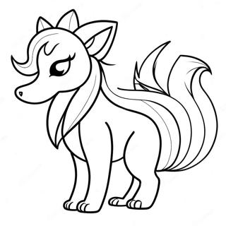 Ninetales Magical Coloring Page 44083-35196